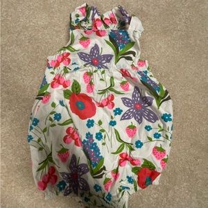 Baby Boden botanical berry romper